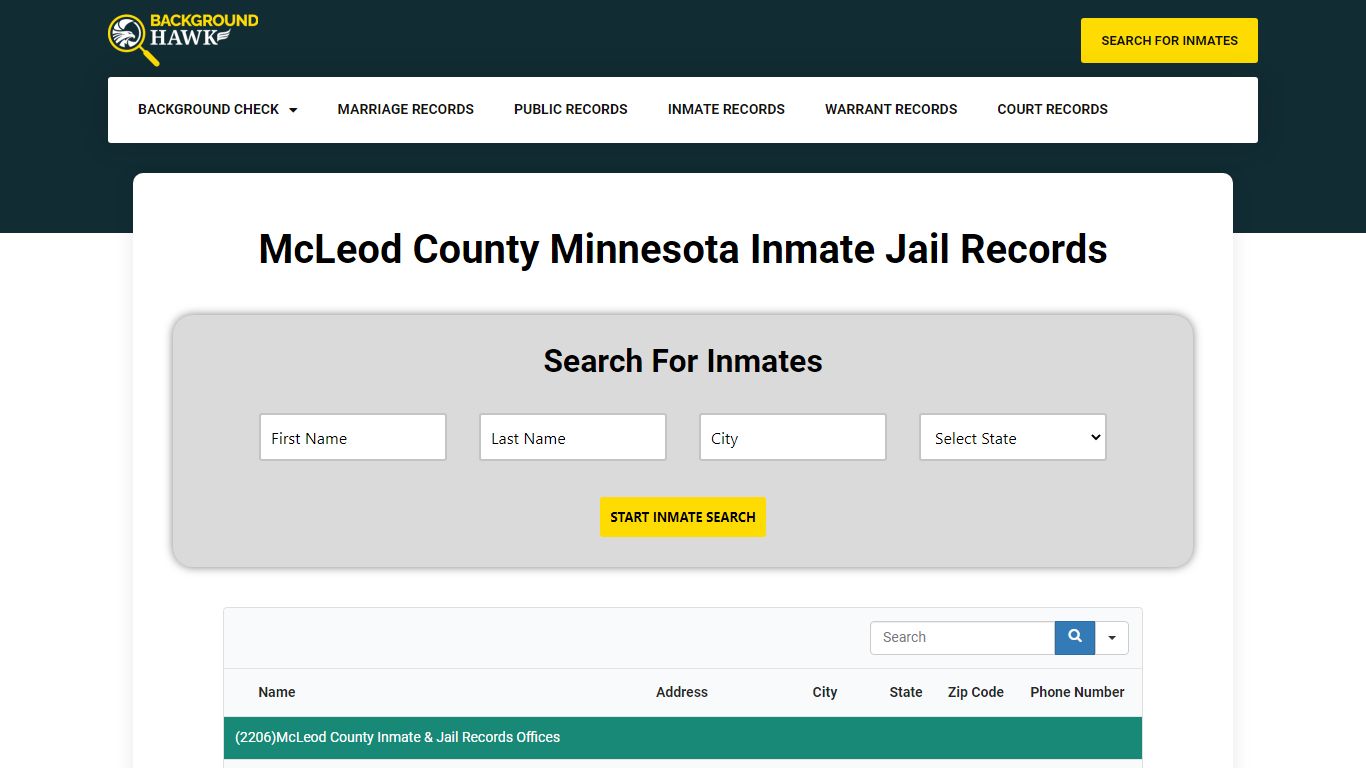 Inmate Jail Records in McLeod County , Minnesota